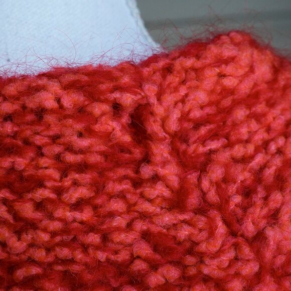 Saks VTG 60s Wool Sweater Mock Neck Boxy Fit Twee Mad Men 3/4 Sleeve Turtleneck - Picture 13 of 13